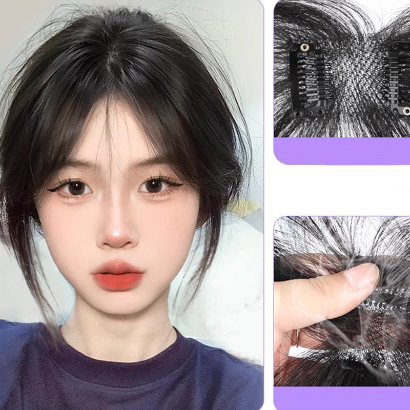 🔥Christmas gift🎁Seamless Clip-on French Bangs Wig(50% OFF)