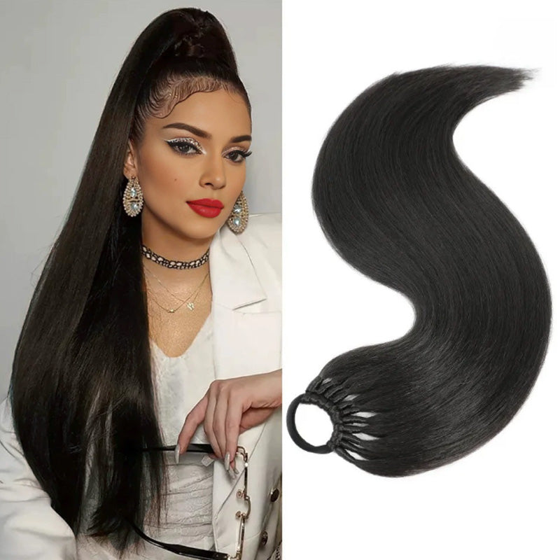 60CM High Temperature Silk Ponytail Hair Extension