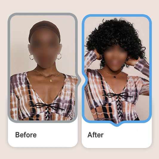 Women's Fluffy Short Curly Hair Wig