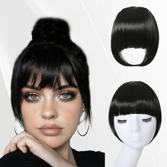 Synthetic Short Wig with Bangs for Women