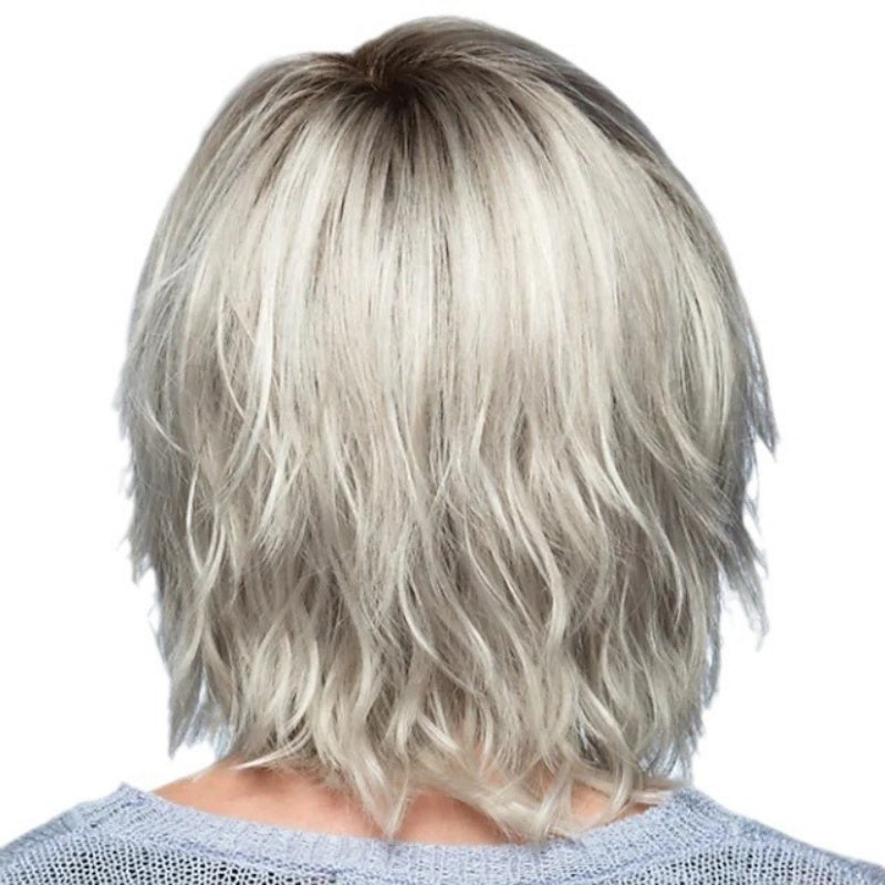 Women's Fashion Gradient Curly Short Wig