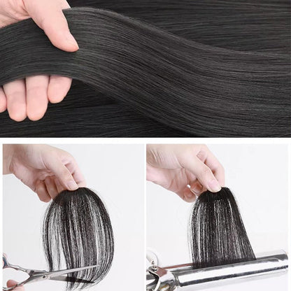 🔥Christmas gift🎁Seamless Clip-on French Bangs Wig（50% OFF）