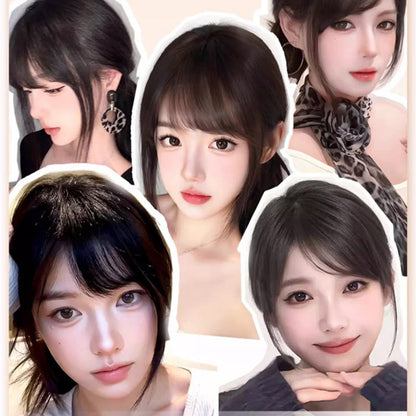🔥Christmas gift🎁Seamless Clip-on French Bangs Wig（50% OFF）