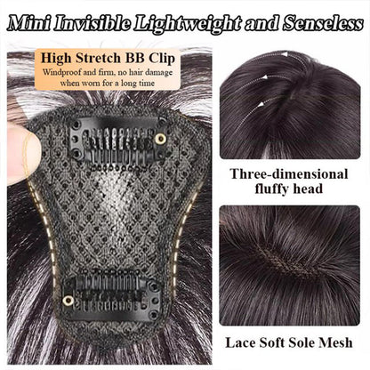 🔥Christmas gift🎁Seamless Clip-on French Bangs Wig（50% OFF）