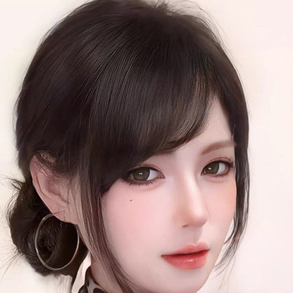 🔥Christmas gift🎁Seamless Clip-on French Bangs Wig（50% OFF）