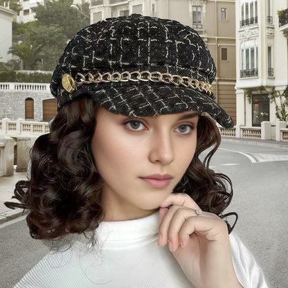 Women's Hat with Hair Extensions