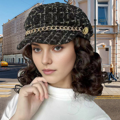 Women's Hat with Hair Extensions