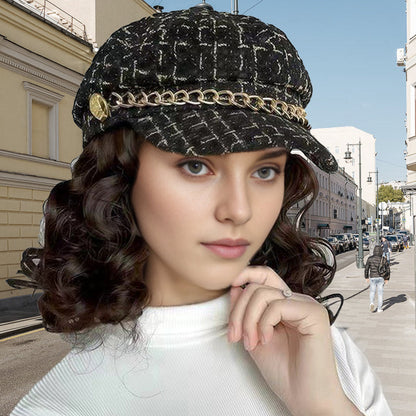 Women's Hat with Hair Extensions
