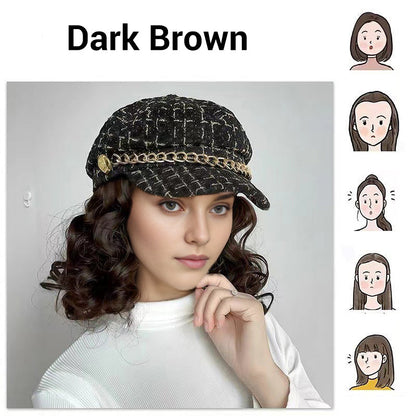 Women's Hat with Hair Extensions