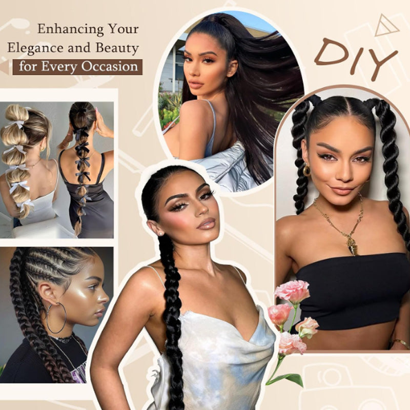 60CM High Temperature Silk Ponytail Hair Extension